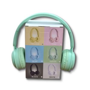 Auricular Bluetooth Y08 On-Ear Inalámbrico Plegable con Micrófono y Graves Potenciados