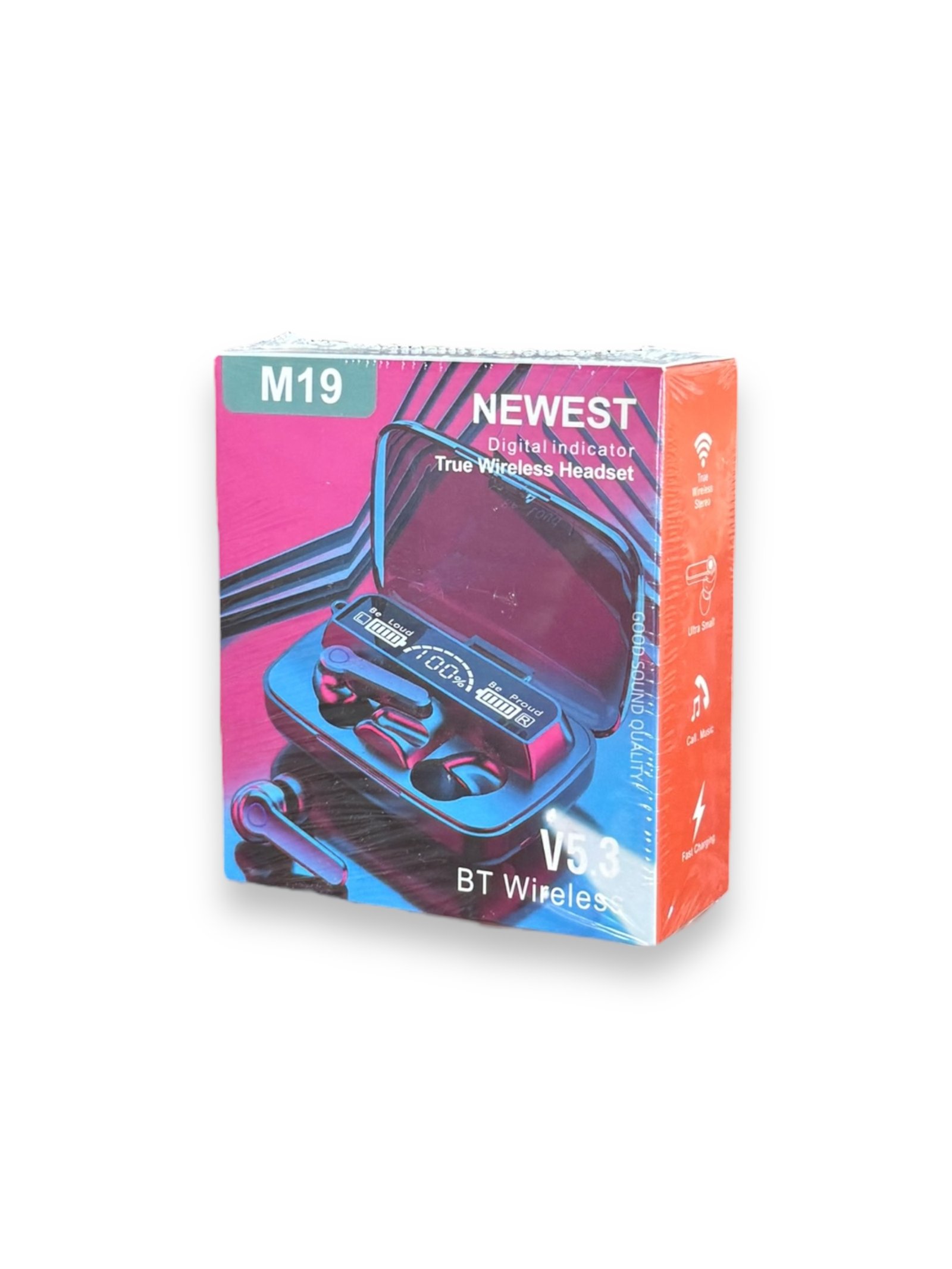Auricular Inalámbrico M19 Newest Bluetooth 5.3 – True Wireless con Display Digital