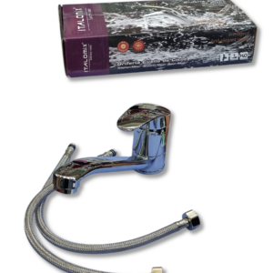 Grifería Cuello de Cisne Italomix ARG-2709-1 Monocomando Cromada