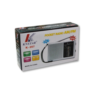 Radio AM/FM Portátil KNSTAR K-257 – Radio Chica de Bolsillo