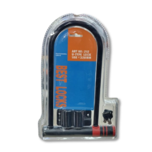 Candado U Rígido Best Lock 180×320 mm – Linga Antirrobo con Llave