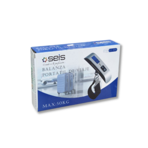 Balanza Portátil de Viaje SEIS 50KG – Balanza Digital para Equipaje