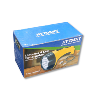 Linterna Recargable 4 LED Hytoshy Tipo C Portátil y Duradera
