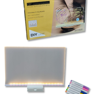 Pizarra Transparente Acrílica LED DIY Doodles Notes – Modelo DIY3020