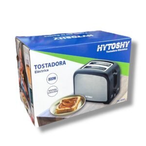 Tostadora Eléctrica Hytoshy 800W Rápida Cocción – Modelo PA-0085