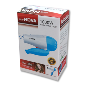 Secador de Pelo New Nova 1000W Plegable – Compacto y Portátil