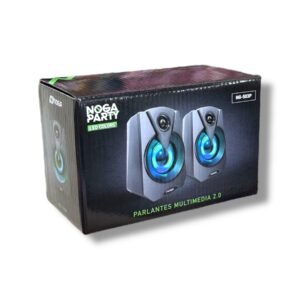 Parlantes para PC NOGA NG-503P Multimedia 2.0 con Luces LED