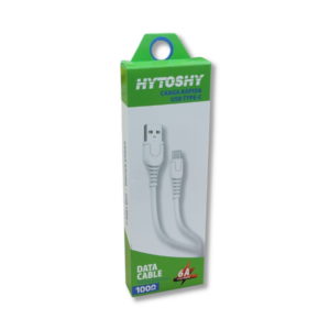 Cable USB Tipo C 6A Carga Rápida Hytoshy 1 Metro