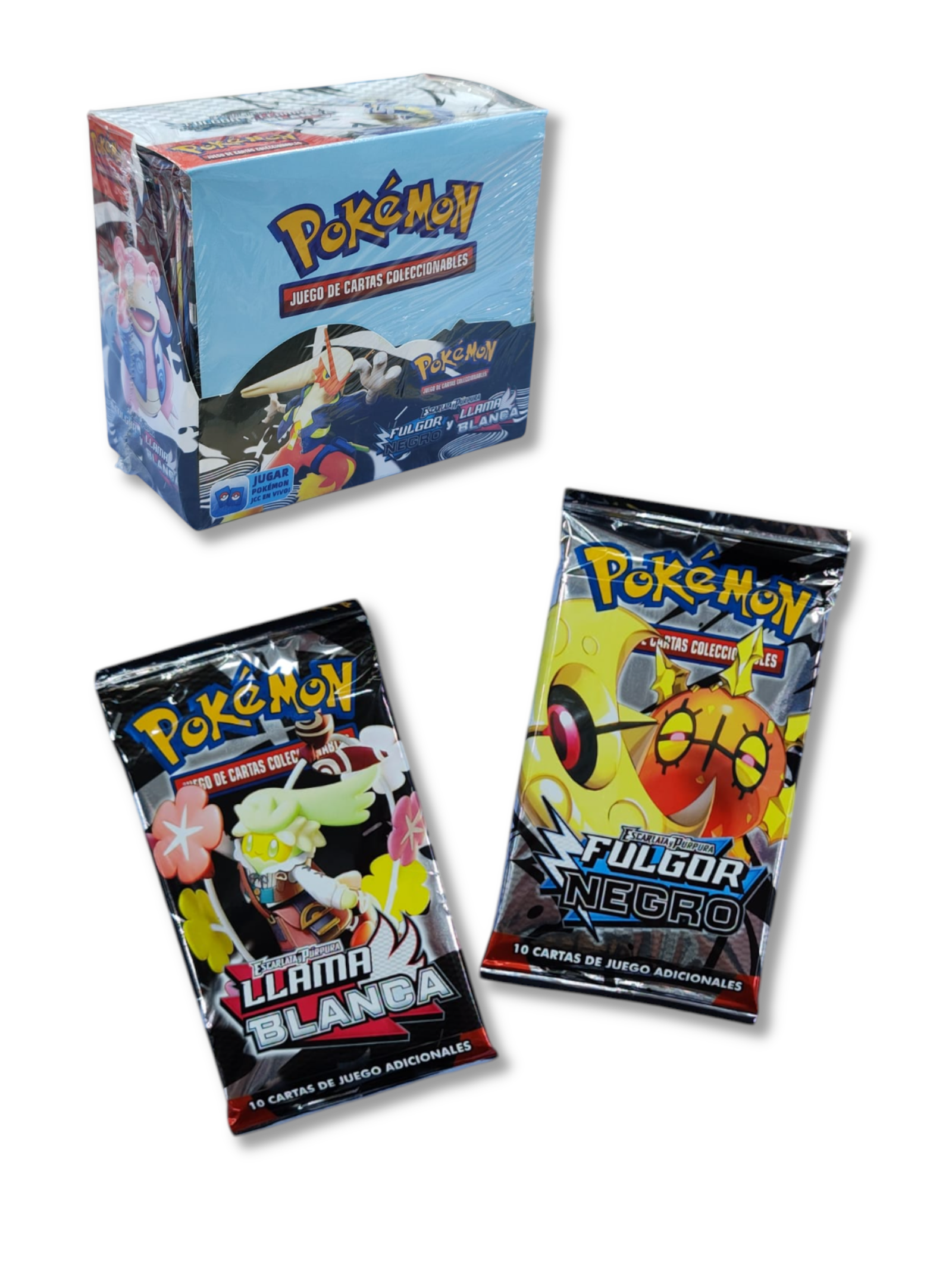 Cartas Pokémon Edición Limitada Fulgor Negro y Llama Blanca Caja x36 Sobres