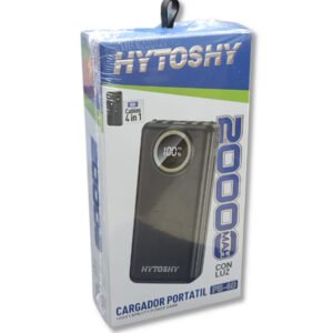 Cargador Portátil Hytoshy PB-40 20000mAh Power Bank con Luz LED