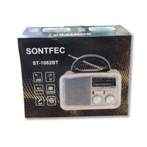 Radio Portátil Bluetooth SONTFEC ST-1082BT con USB, TF y FM