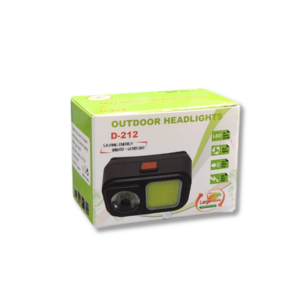 Linterna Minera Outdoor Headlights D-212 LED Recargable