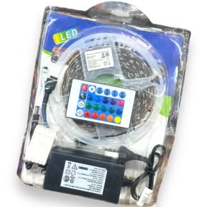 Tira LED RGB 5 Metros 12V con Control Remoto Hytoshy HT-07