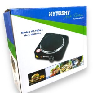 Anafe Eléctrico Hytoshy HT-100A-1 de 1 Hornalla – Placa de Cocina Portátil