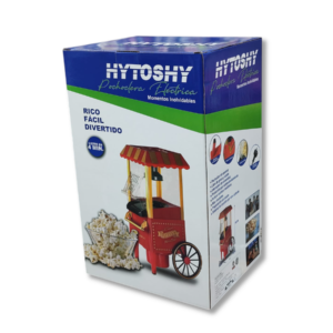 Pochoclera Eléctrica Hytoshy HT-2810 | Pochoclos Caseros Rápidos y Fáciles