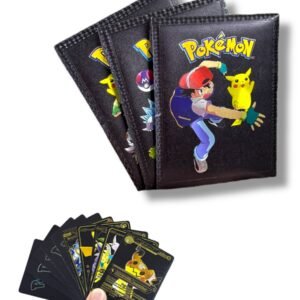 Sobres de cartas Pokémon metalizadas x10 cartas – Caja con 15 sobres dorados y multicolor
