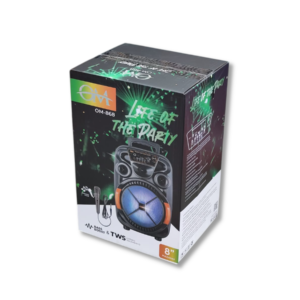 Parlante Bluetooth para Fiestas 8″ OM-868 Life of the Party con Micrófono