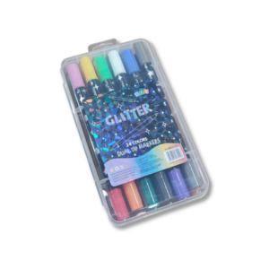 Marcadores Glitter x24 Colores Doble Punta – HY-8813-12