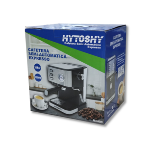 Cafetera Espresso 20 BAR Hytoshy 1250W – Espresso y Cappuccino Fácil