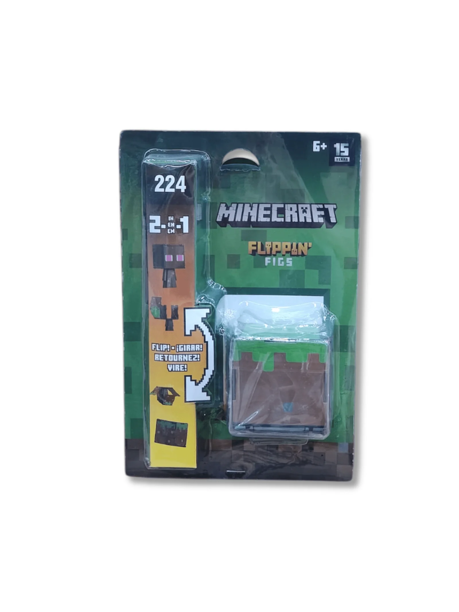 Figura Minecraft Flippin Figs 2 En 1 Blíster x1