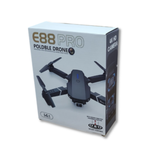 Dron con Cámara 4K HD Poldble E88 PRO Plegable con Control Remoto