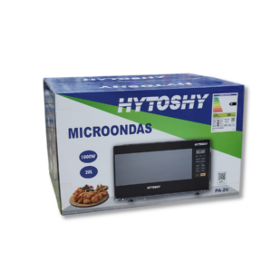 Microondas 20 L 1000 W Hytoshy PA-20 – Calentá y Descongelá Fácil