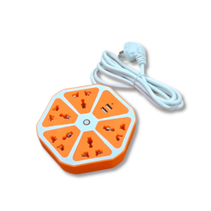 Zapatilla Eléctrica con USB Zaman – Enchufes Universales y Puertos USB