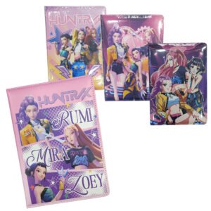 Cuaderno K-pop Guerreras A5 Rayado Tapa Cuerina